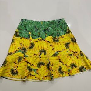 Stretchy Banana print Skirt